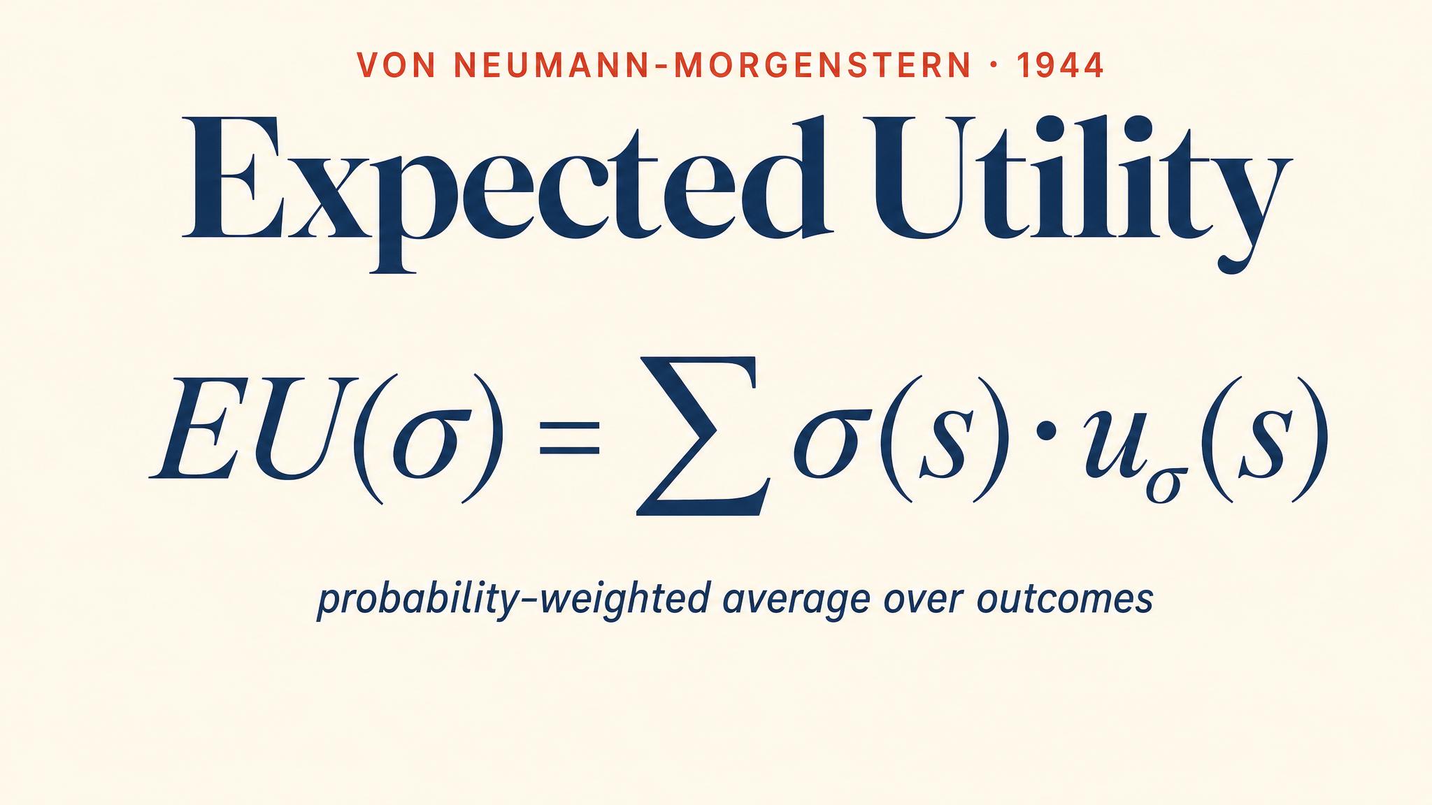 Expected Utility