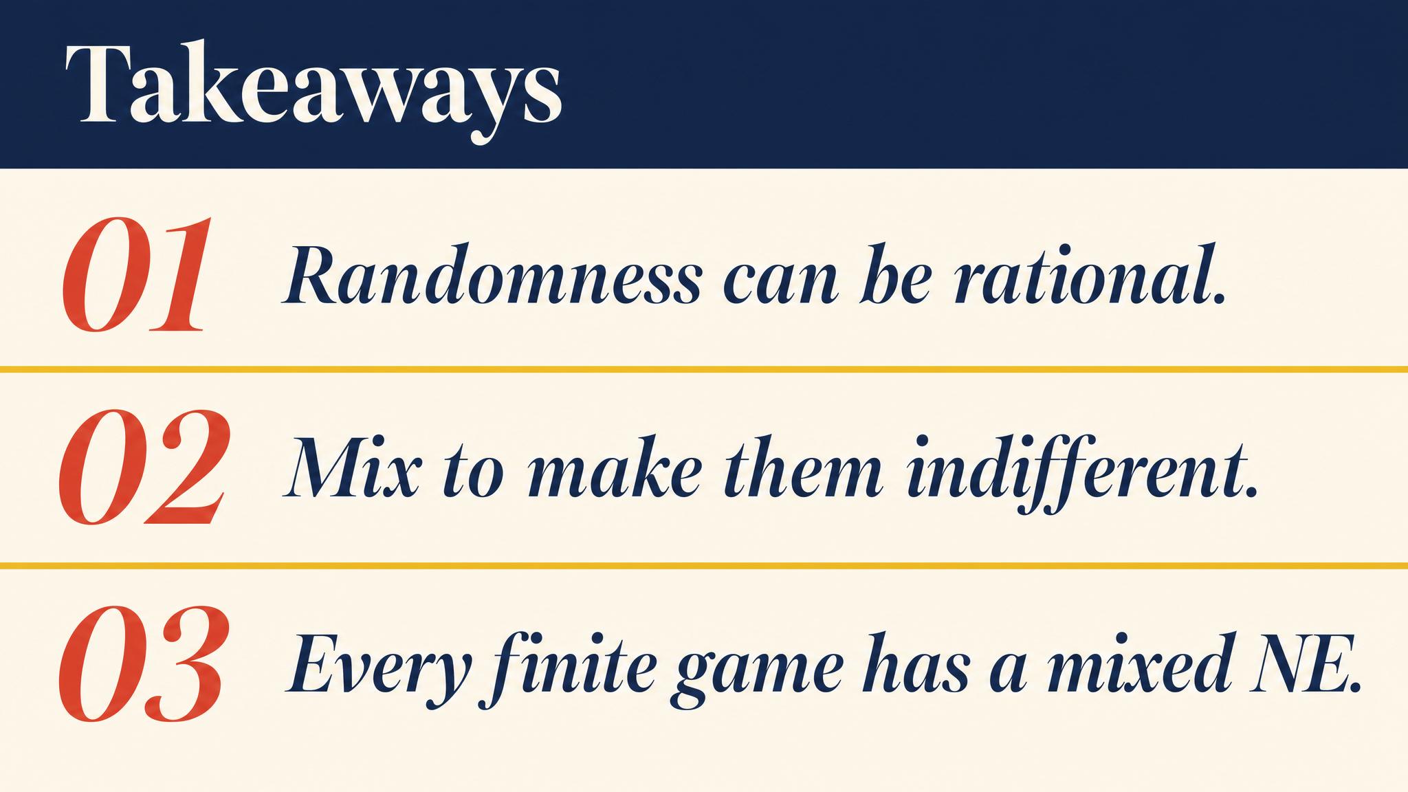 Takeaways