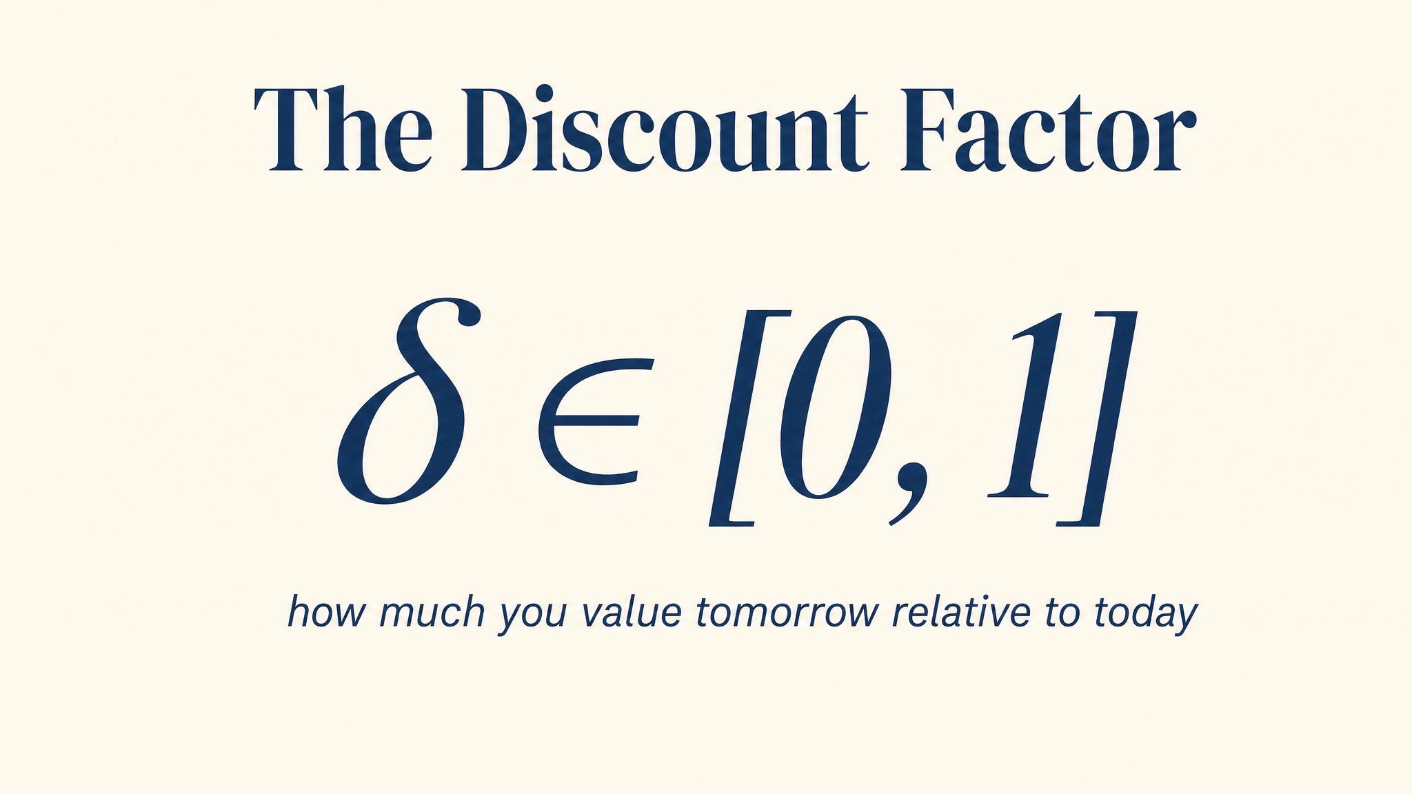 The Discount Factor — Delta