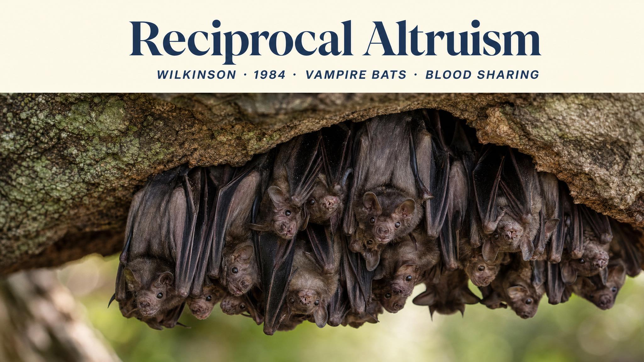 Reciprocal Altruism — Vampire Bats