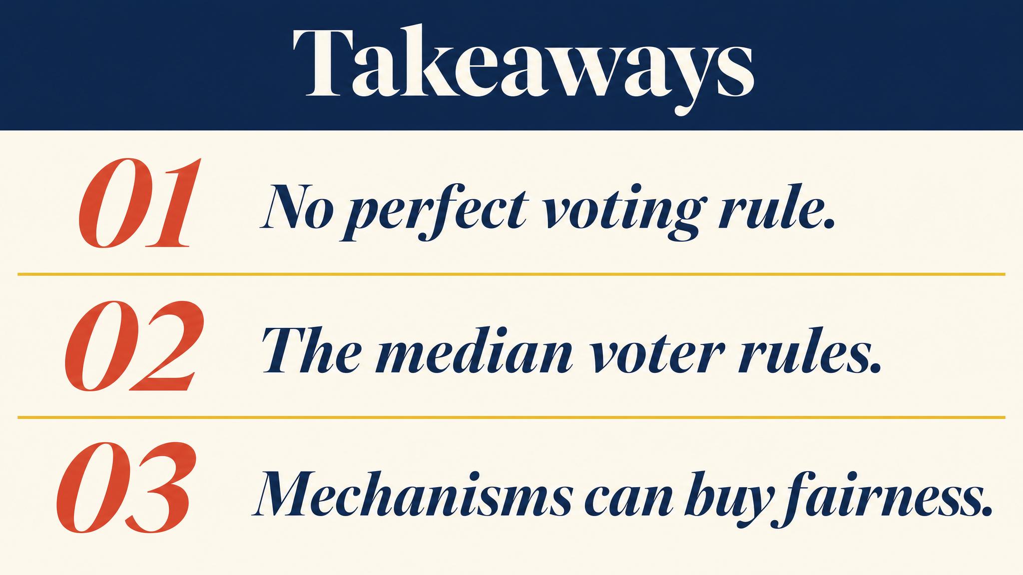Takeaways