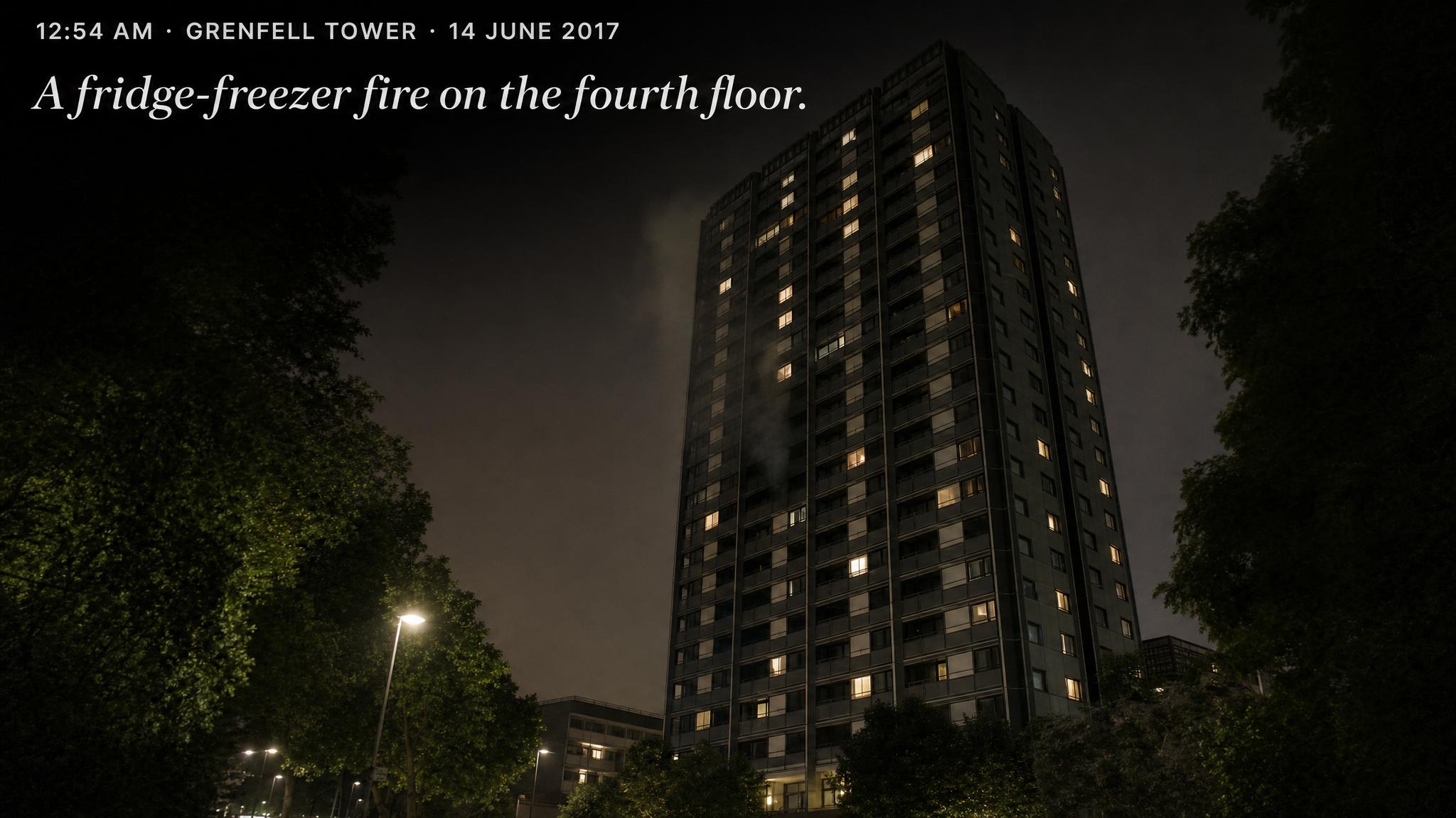 Grenfell, 12:54 a.m.
