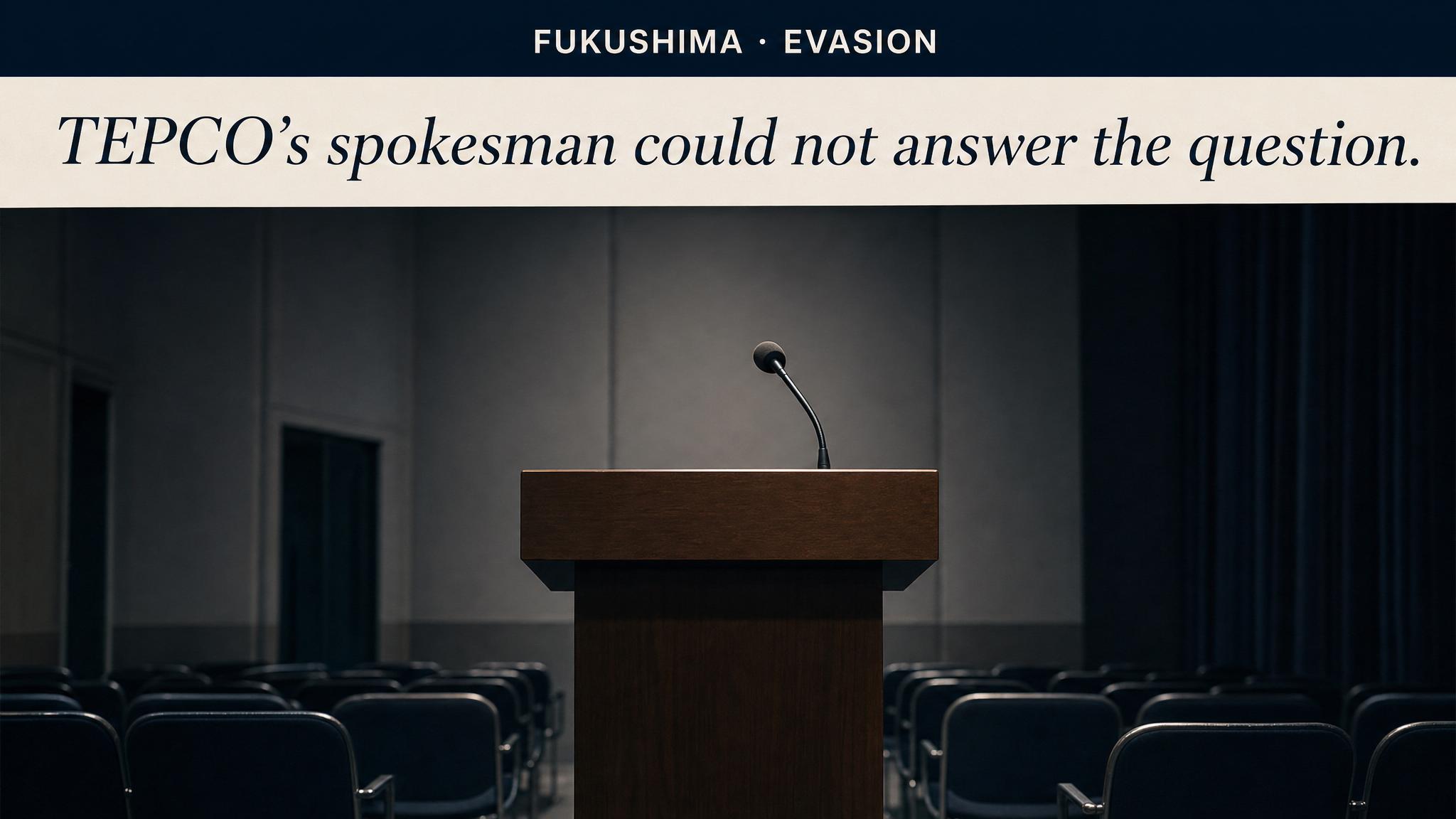 Fukushima — evasion