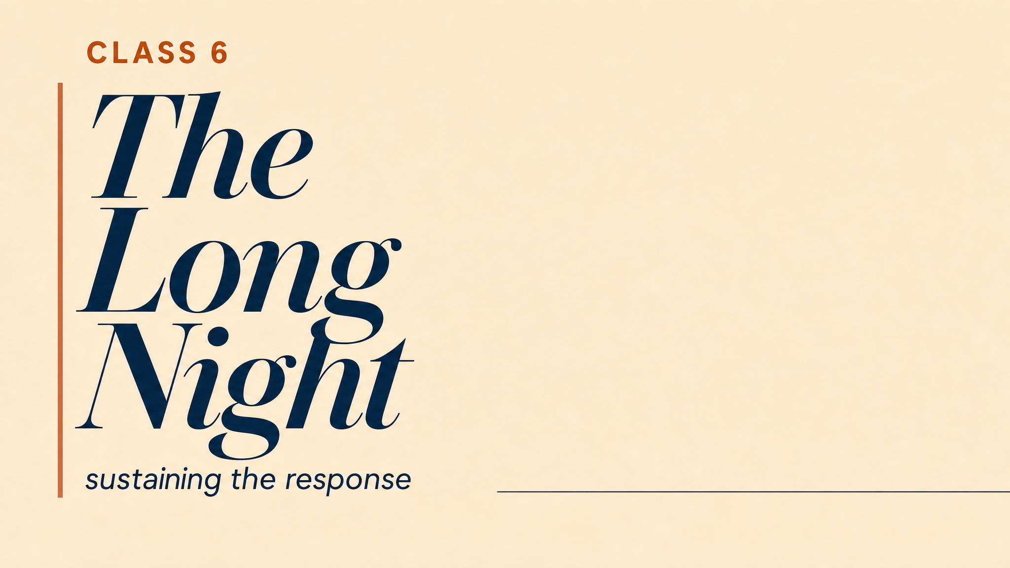 Title — The Long Night