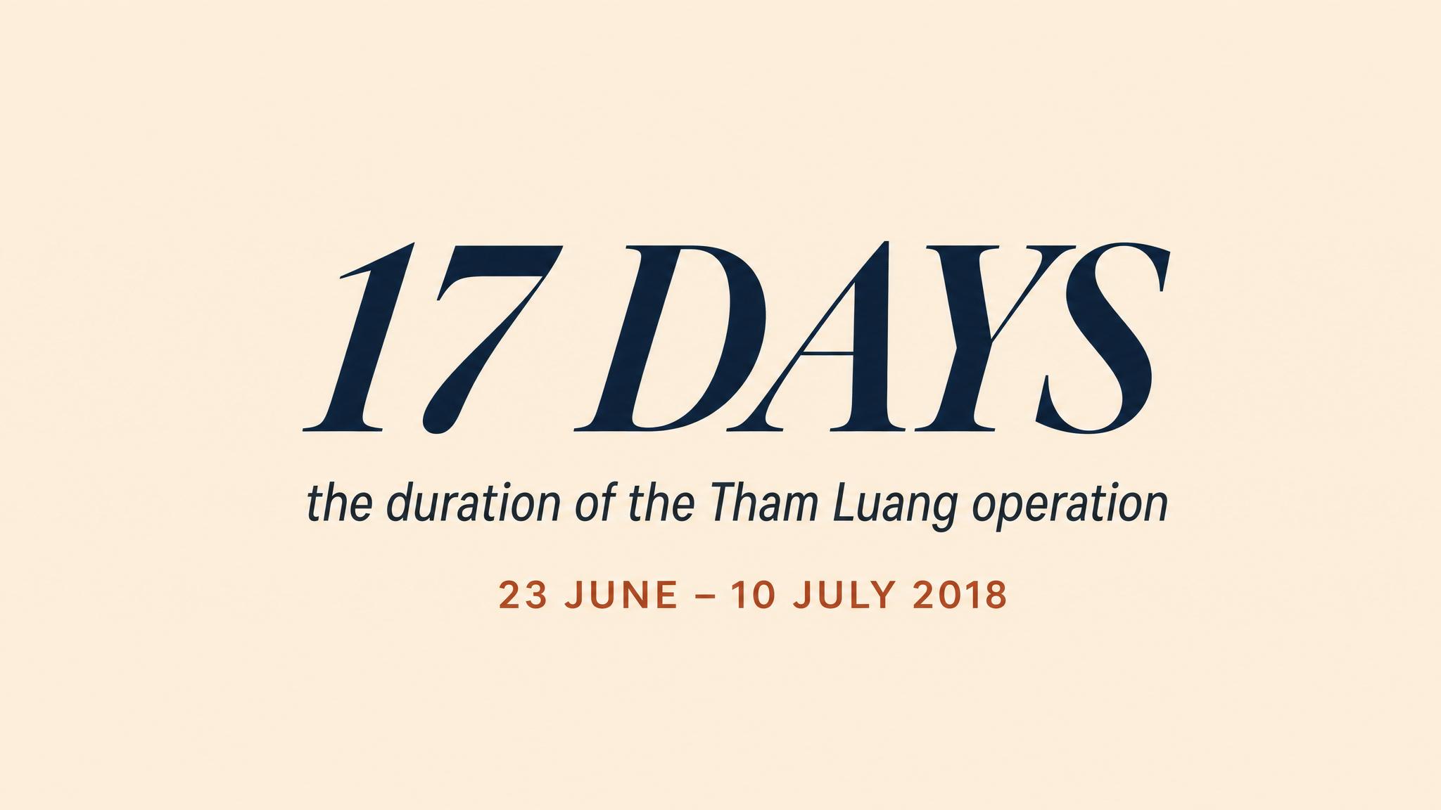 Tham Luang — seventeen days