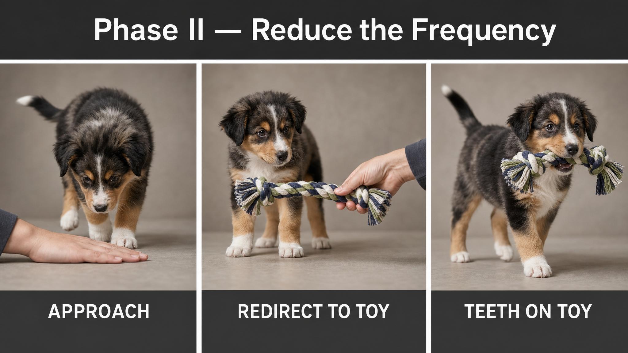 Phase II — reduce the frequency