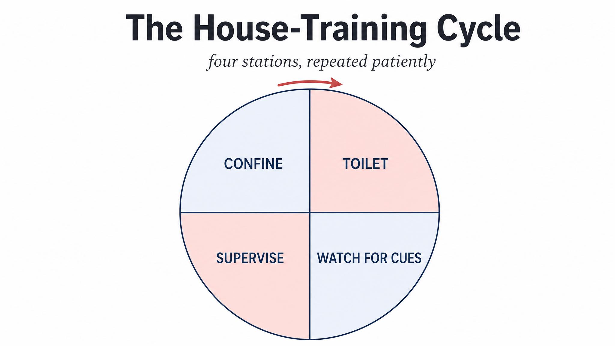The house-training cycle