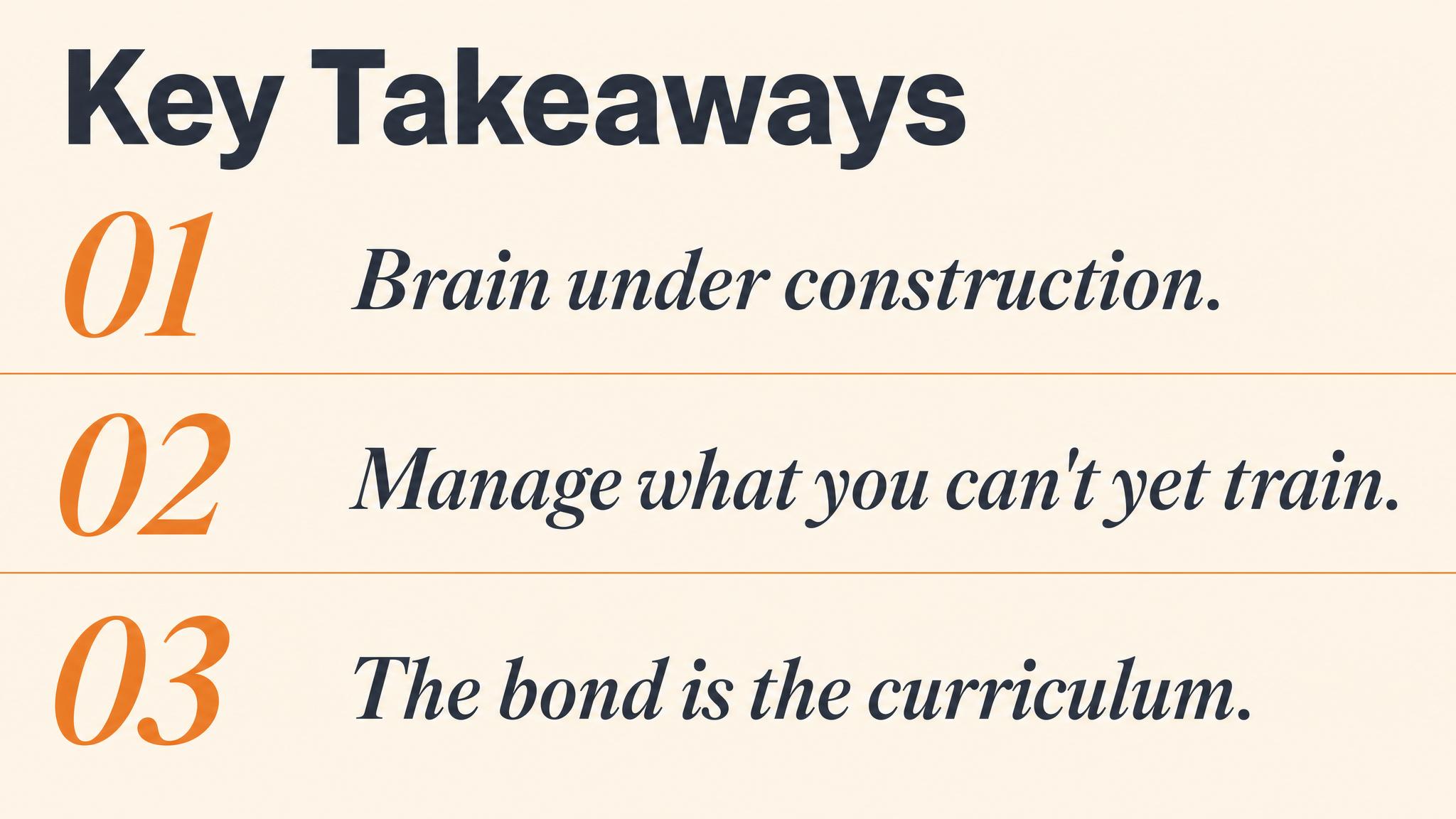 Key Takeaways