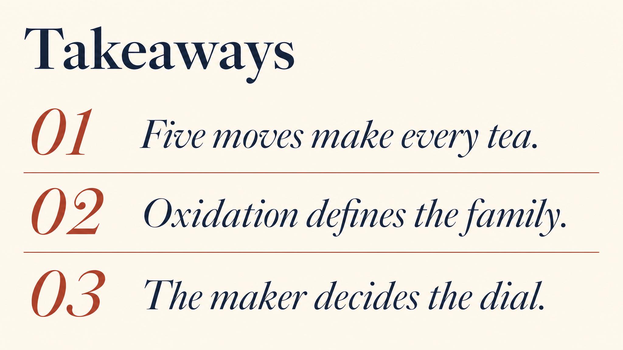 Takeaways — what to carry to Class 3