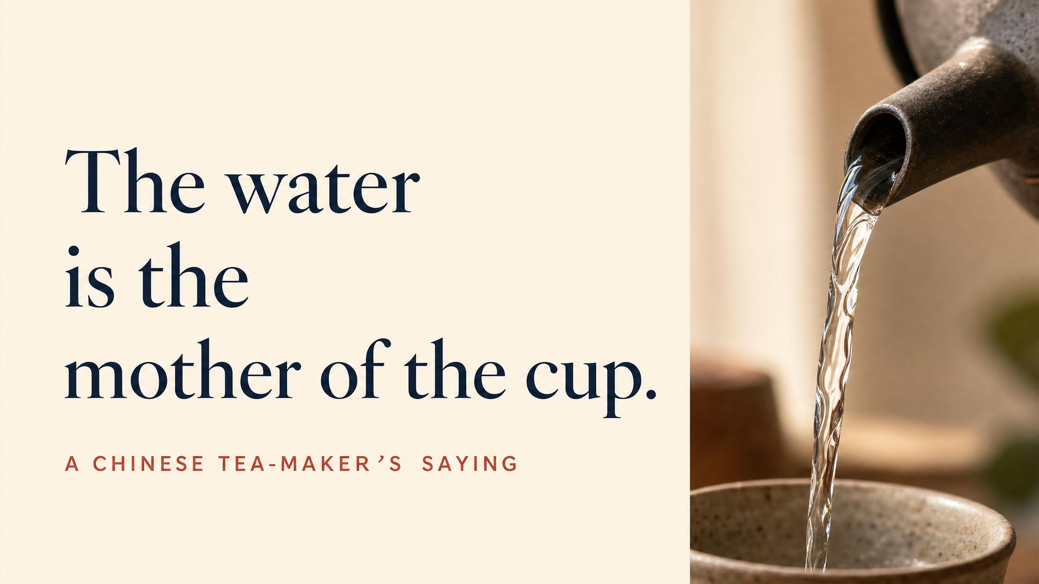 Quote — the water is the mother