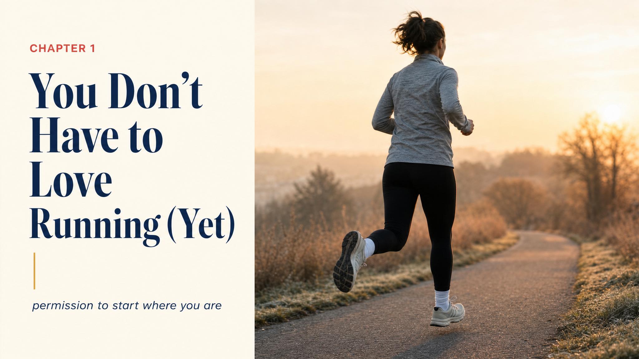Title — You Don't Have to Love Running (Yet)