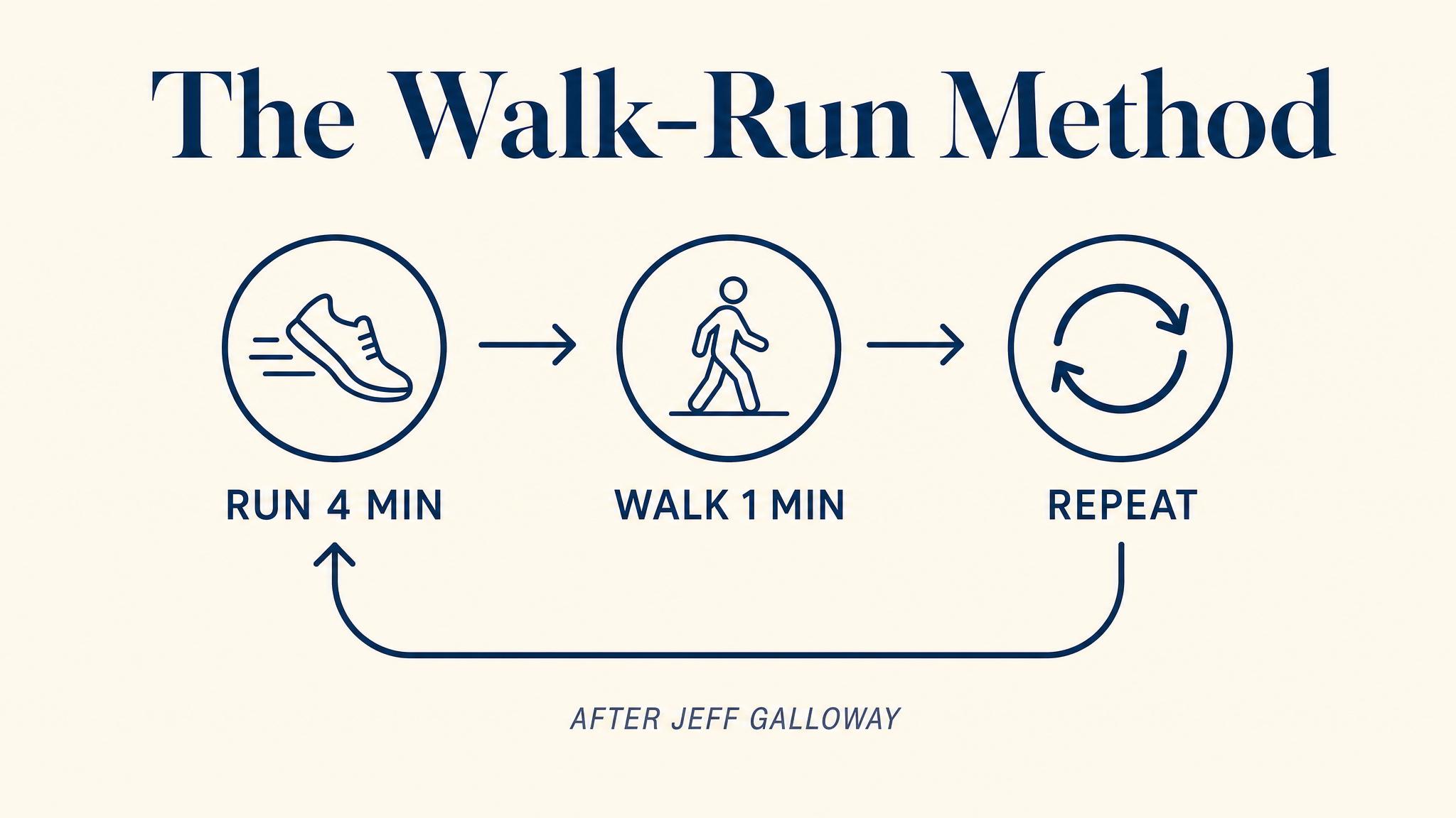 The walk-run method