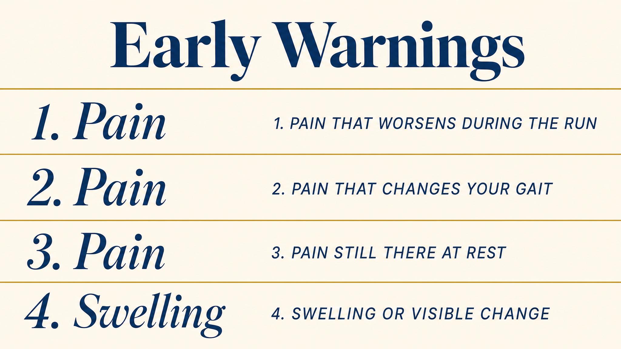 Early warnings