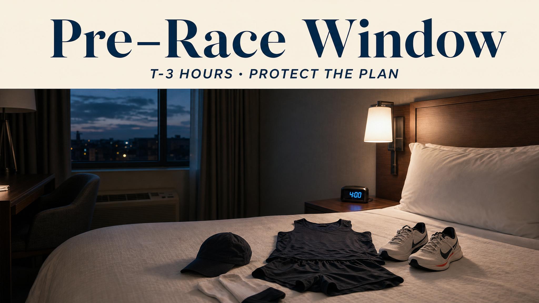 Pre-race window