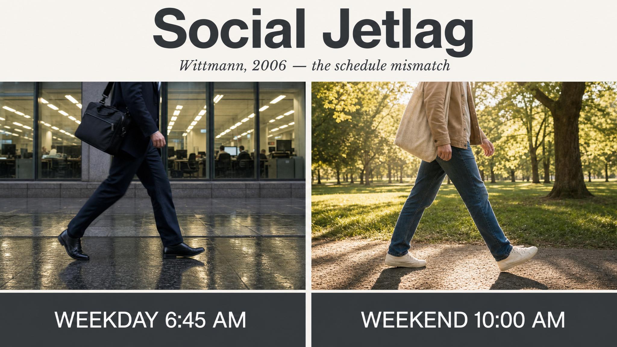 Social jetlag — Wittmann 2006