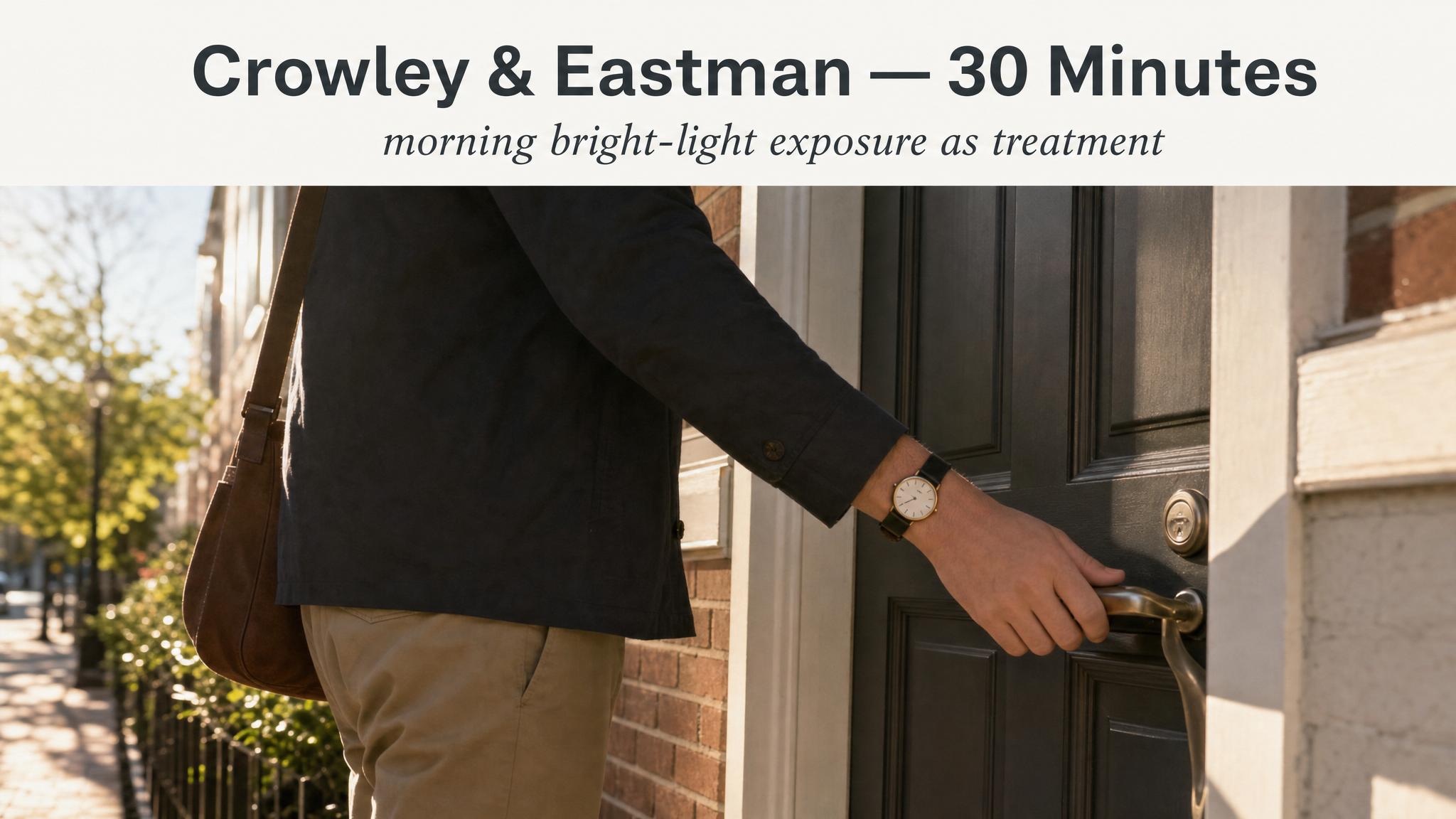 Development — Crowley & Eastman: 30 minutes